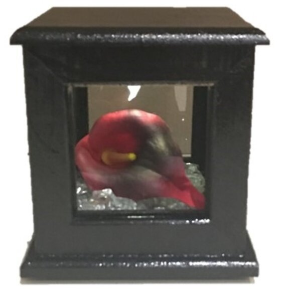 Black Goth Display Box also can be used as Photo display box, keepsakes memorial - Picture 3 of 6